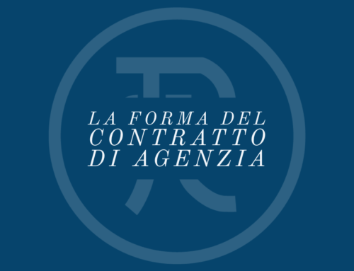 La forma del contratto di agenzia